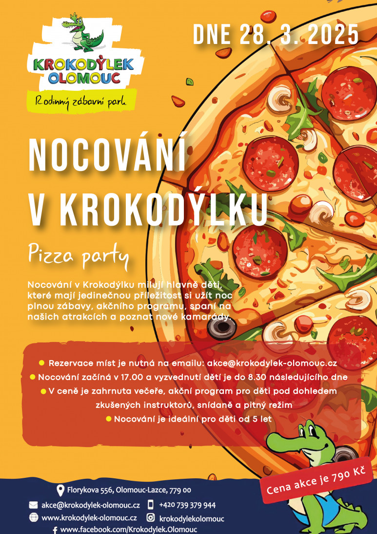 Březnové nocování ala pizza párty