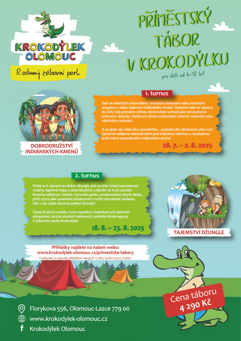 Příměstský tábor - Dobrodružství indiánských kmenů 