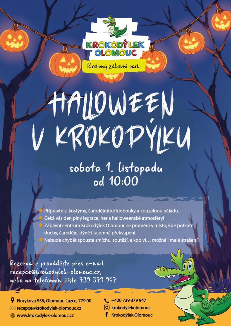 HALLOWEENSKÁ PÁRTY V KROKODÝLKU