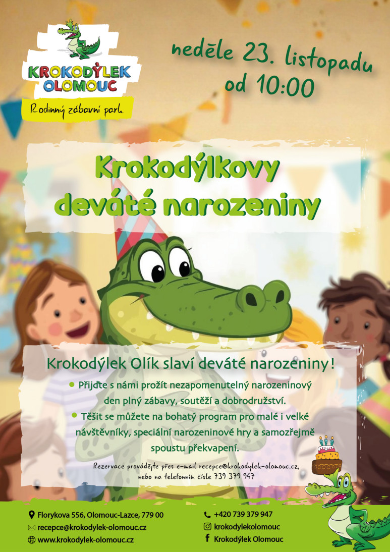 Krokodýlkovi 9. narozeniny