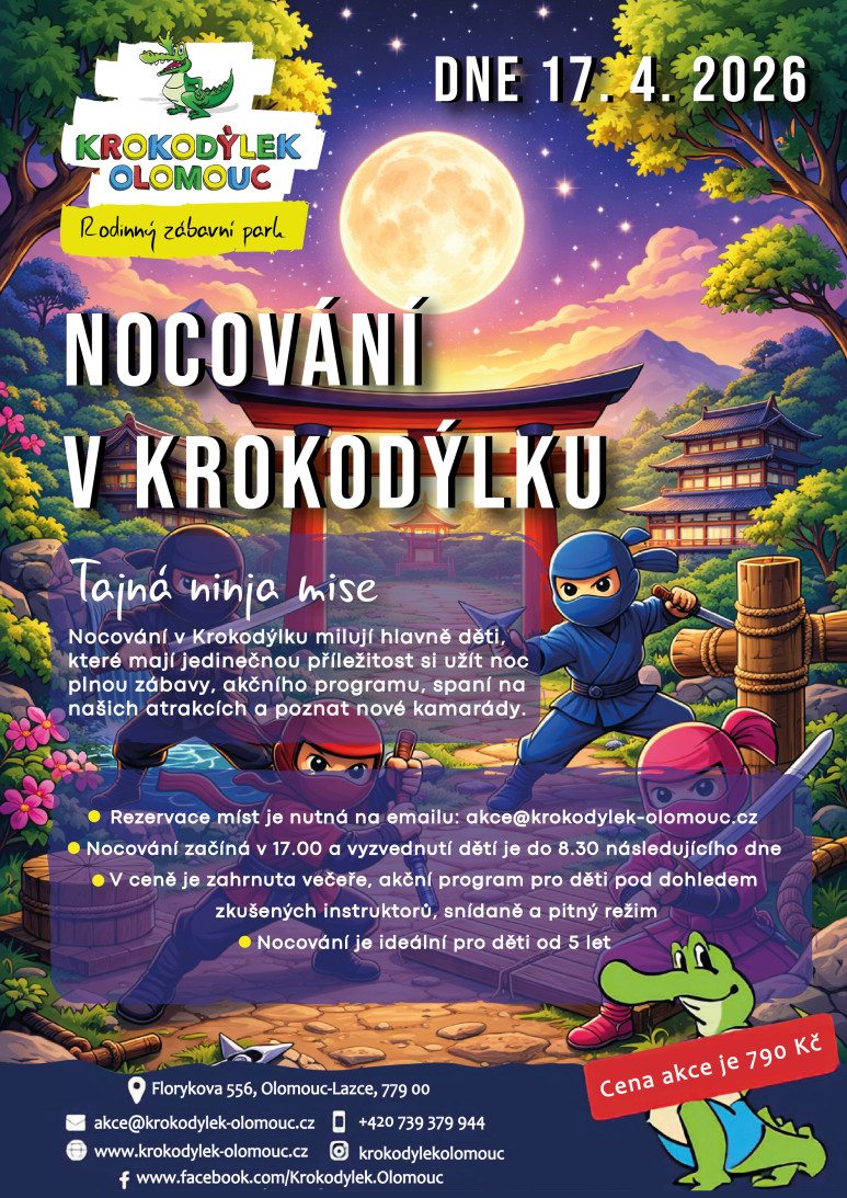 Nocování a tajná ninja mise