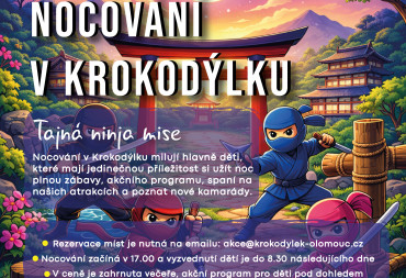 Nocování a tajná ninja mise