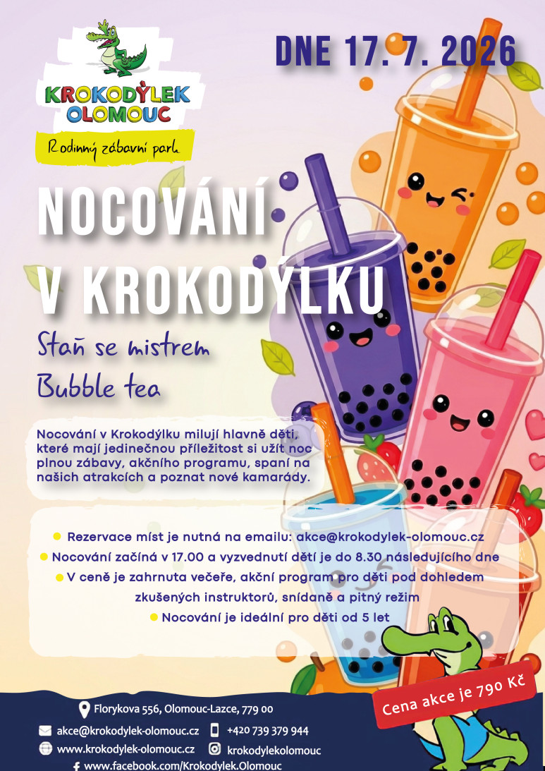 Nocování na téma Bubble tea