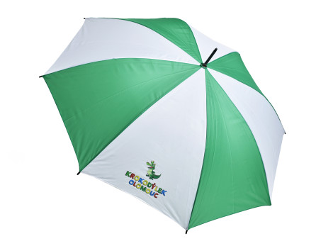 Deštník - velký zelenobílý